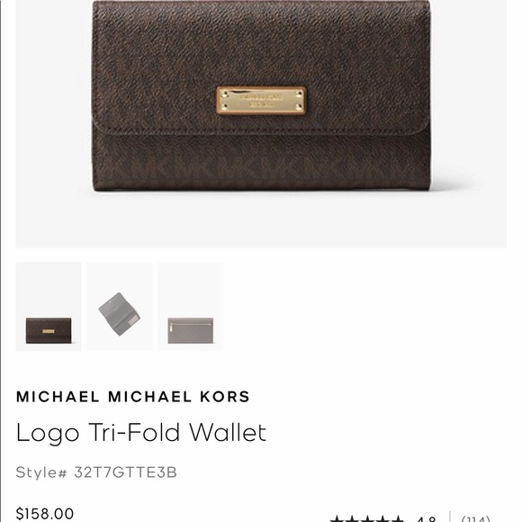 Michael Kors Trifold wallet - Picture 4 of 5